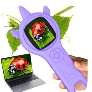 Purple Mini Pocket Handheld Microscope